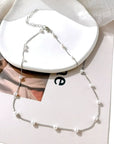 Isabella | Sparkling Pearl Necklace
