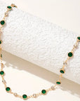 Mirelle | Emerald Green Pendant Necklace