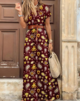 Briony | Elegant Paisley Maxi Dress