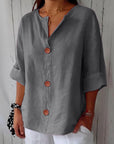 Clara | Timeless Linen Blouse