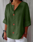Clara | Timeless Linen Blouse