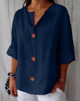 Clara | Timeless Linen Blouse