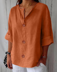 Clara | Timeless Linen Blouse