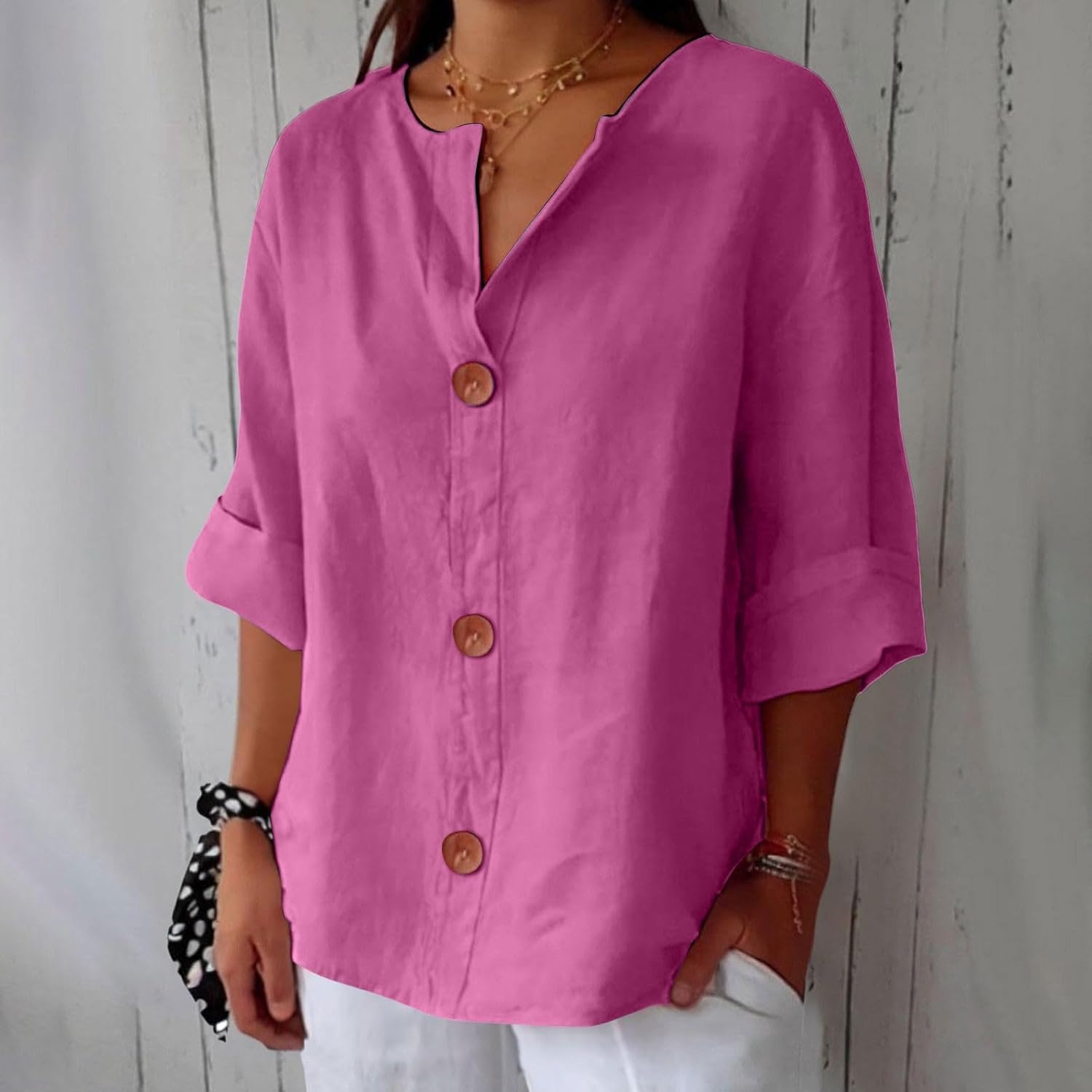 Clara | Timeless Linen Blouse