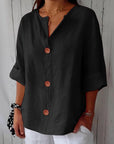 Clara | Timeless Linen Blouse