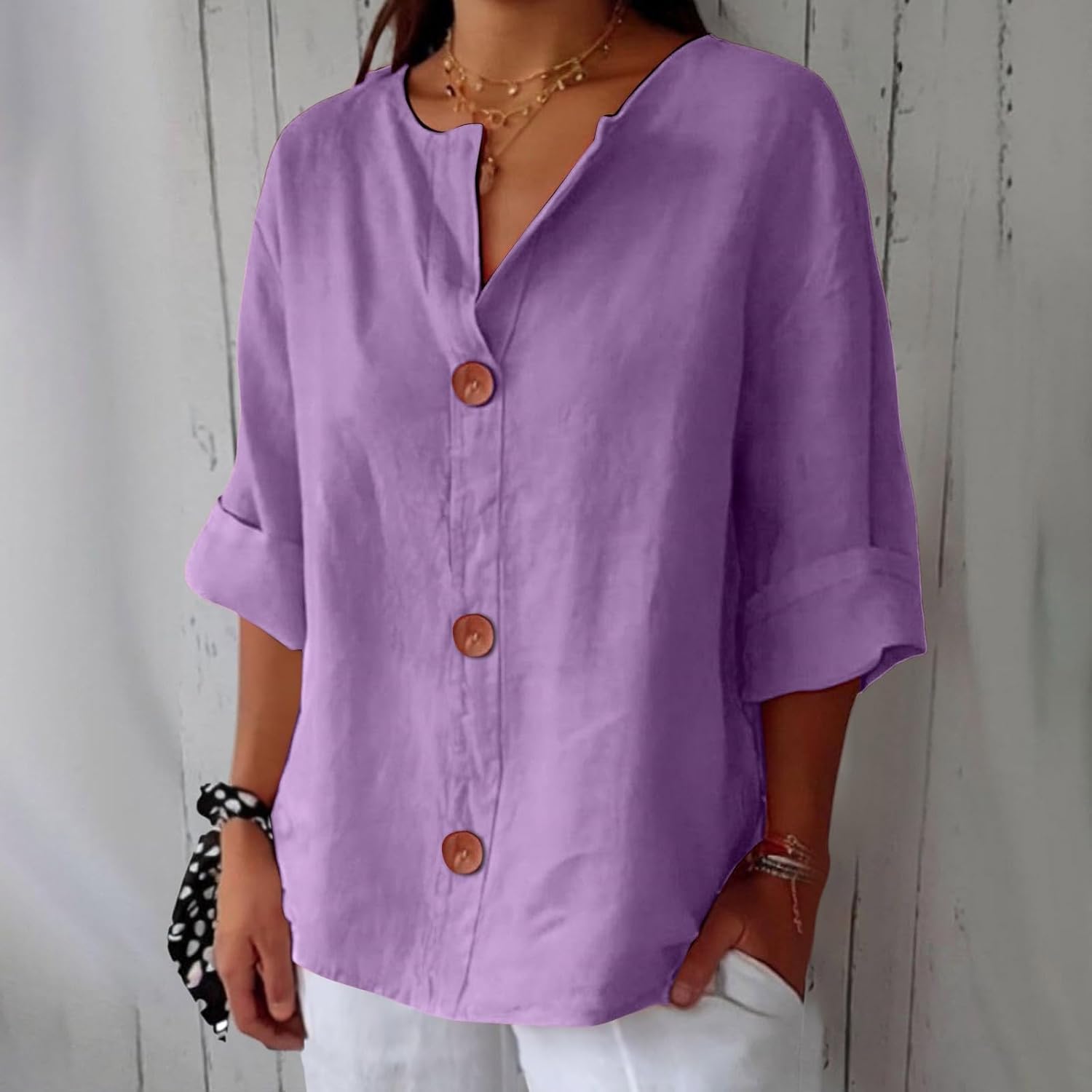 Clara | Timeless Linen Blouse