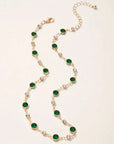 Mirelle | Emerald Green Pendant Necklace
