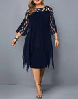 Annette | Plus Size Midi Dress