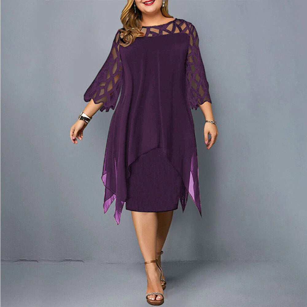 Annette | Plus Size Midi Dress