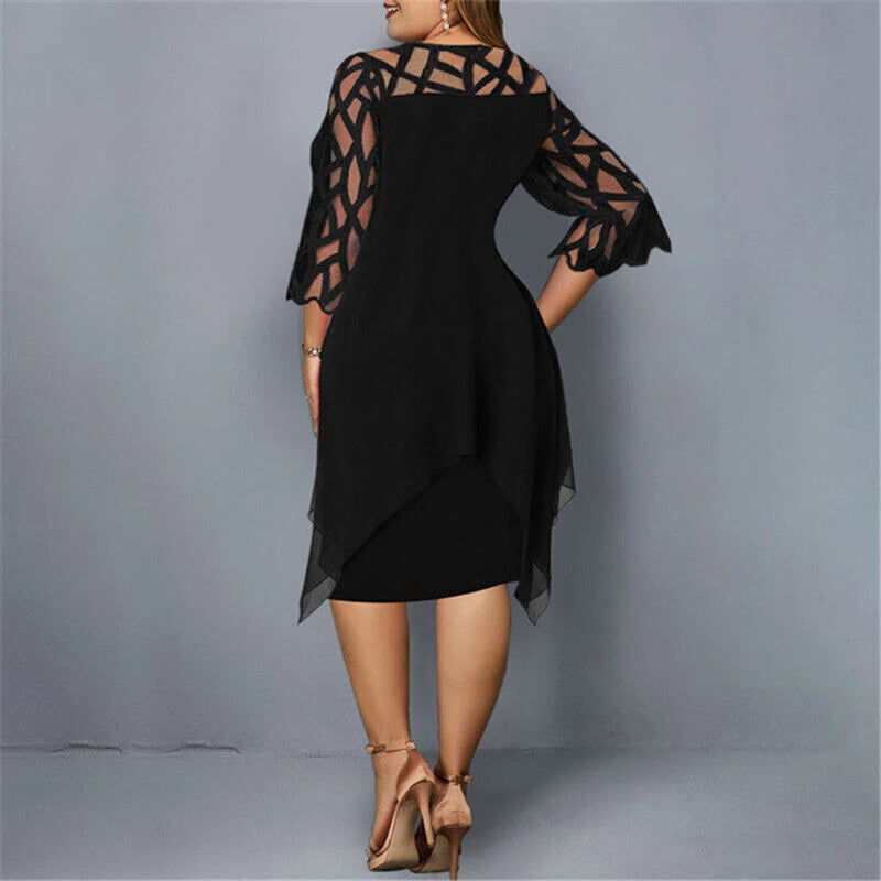 Annette | Plus Size Midi Dress