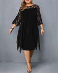 Annette | Plus Size Midi Dress