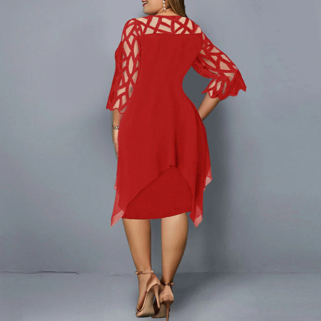 Annette | Plus Size Midi Dress