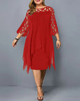 Annette | Plus Size Midi Dress