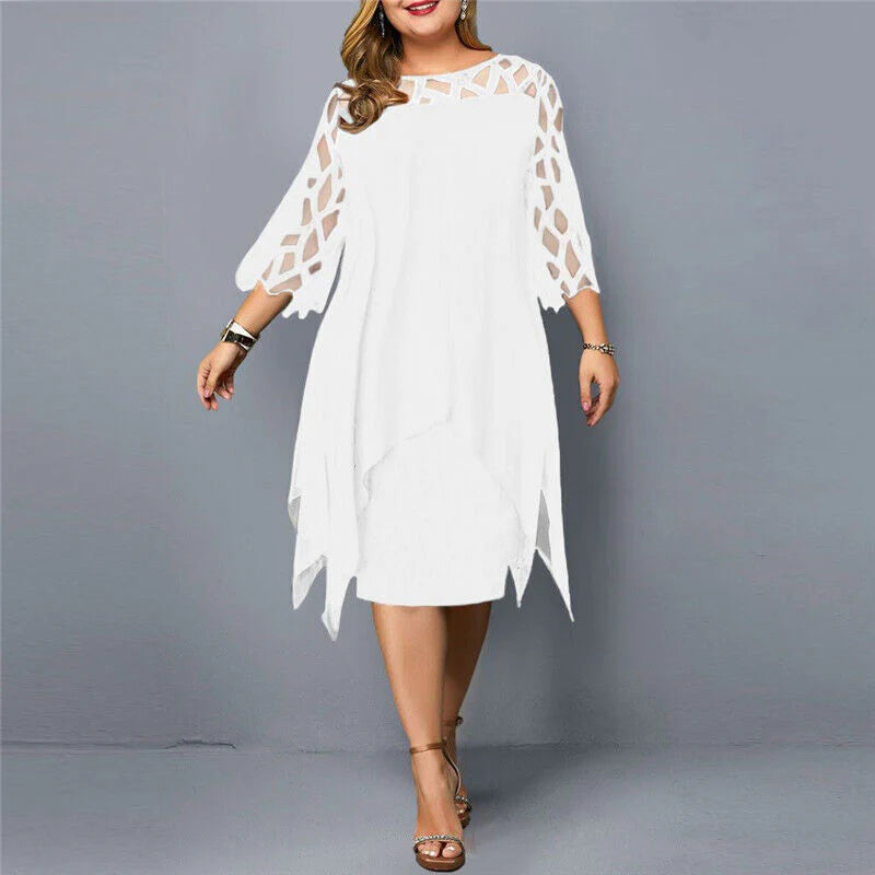 Annette | Plus Size Midi Dress