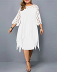 Annette | Plus Size Midi Dress