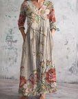 Ava | Maxi Orchid Dress
