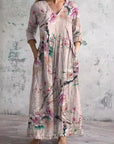 Ava | Maxi Orchid Dress