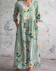 Ava | Maxi Orchid Dress
