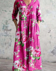 Ava | Maxi Orchid Dress