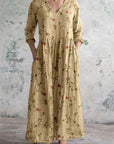 Ava | Maxi Orchid Dress