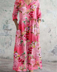 Ava | Maxi Orchid Dress