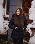 Cassandra | Fur Lined Hooded Jacket
