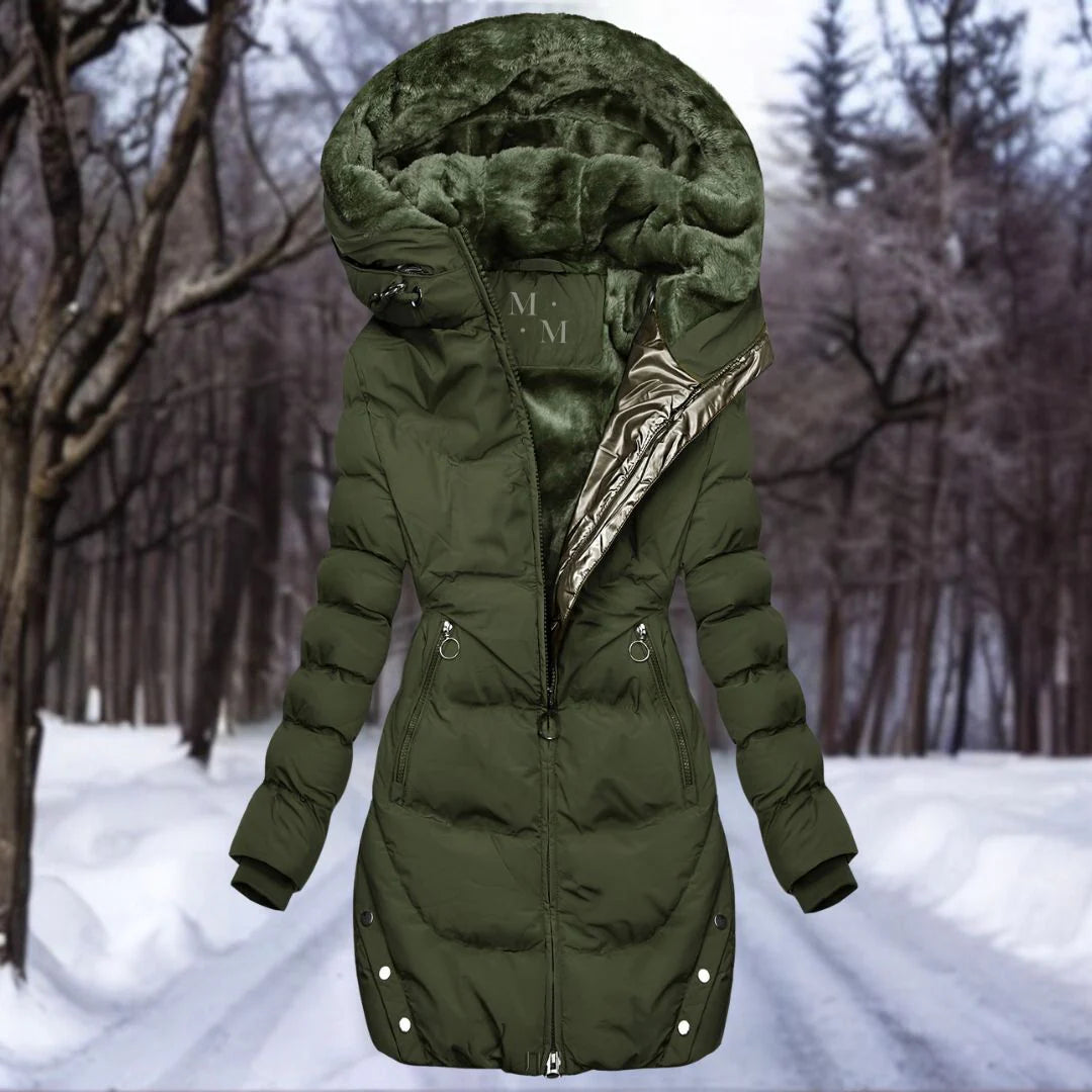 Cassandra | Fur Lined Hooded Jacket