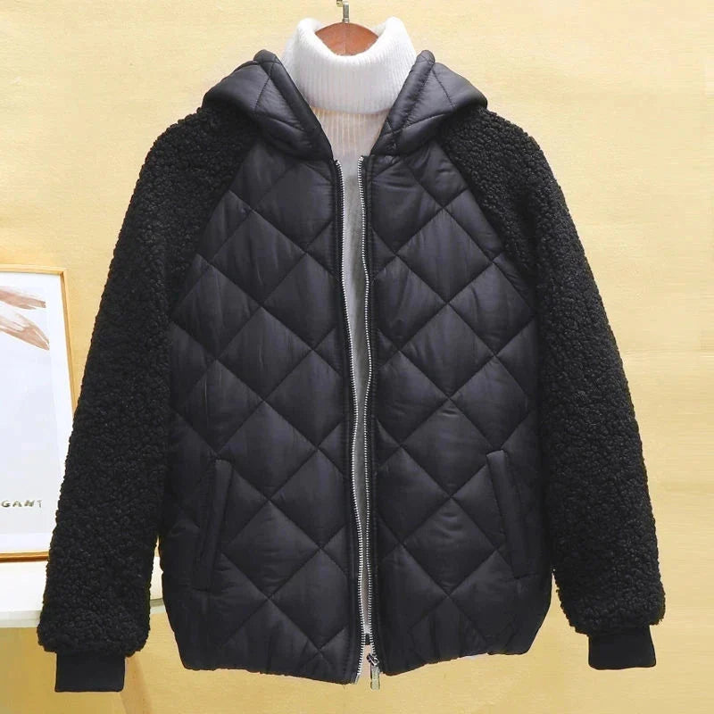 Ivy | Fur Sleeved Quilted Jacket