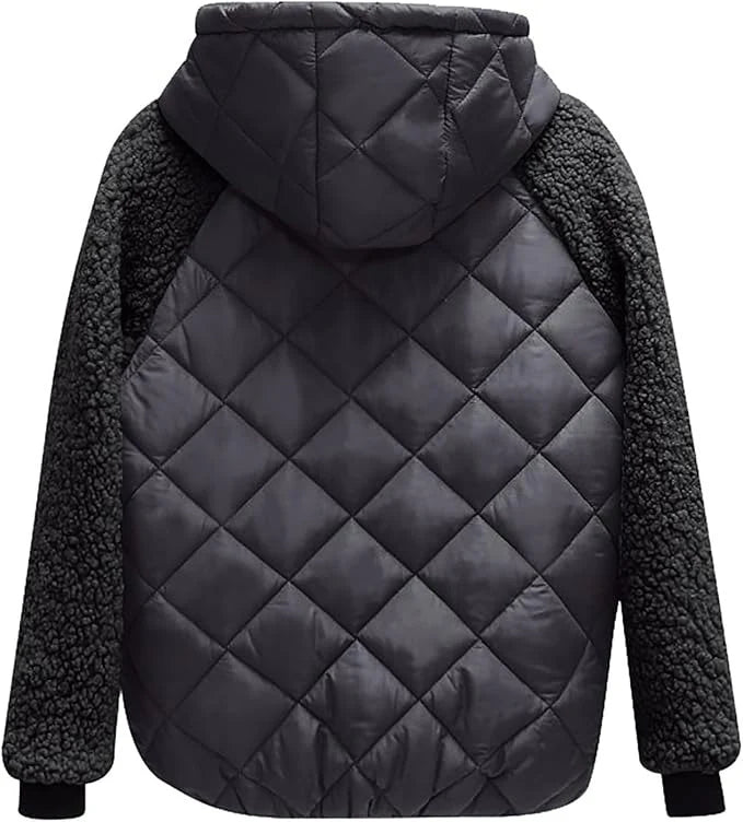 Ivy | Fur Sleeved Quilted Jacket
