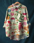 Jayde| Elegant Women's Floral Shirt