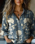 Jesse | Printed Vintage Blouse