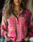 Jesse | Printed Vintage Blouse