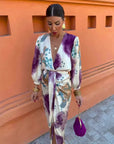 Maribel | Graceful Dress with V-Neckline