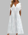 Meli | Tie-Sleeve Casual Dress