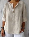 Mira | Casual V-Neck Blouse