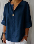 Mira | Casual V-Neck Blouse