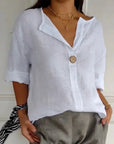 Mira | Casual V-Neck Blouse