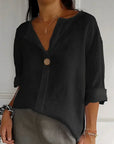 Mira | Casual V-Neck Blouse