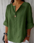 Mira | Casual V-Neck Blouse
