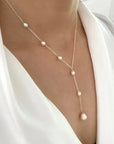 Perrine | Vintage Pendant Pearl Necklace