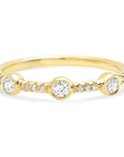 Lila | Vintage Gold and Zirconium Ring