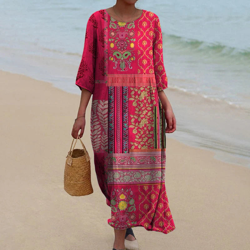 Rita | Flowy Ethnic Dress