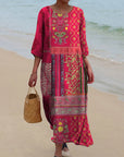 Rita | Flowy Ethnic Dress