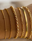 Paige | Set of 6 Multi-Layer Bracelets