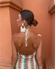 Roxanne | Halter Dress with Exposed Back