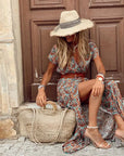 Alina | Graceful Bohemian Maxi Dress