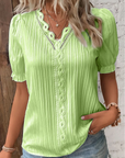 Lucia | Plain Lace Elegant Shirt