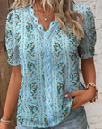 Lucia | Plain Lace Elegant Shirt