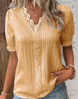 Lucia | Plain Lace Elegant Shirt