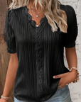 Lucia | Plain Lace Elegant Shirt